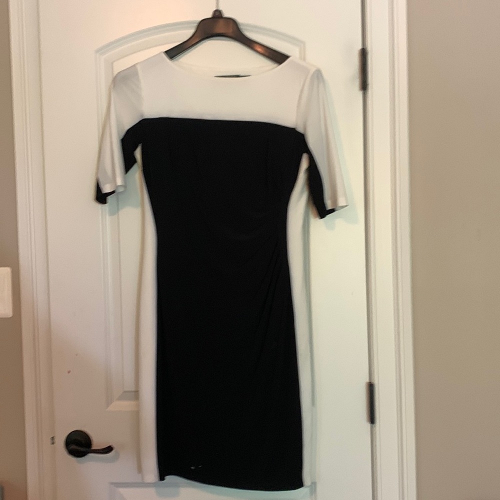 Black and white dress